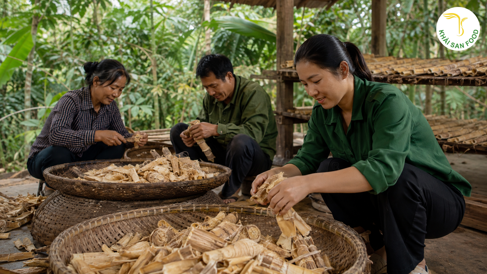 Măng khô bán bền vững bắt đầu từ chất lượng và vòng quay Măng khô bán bền vững bắt đầu từ chất lượng và vòng quay