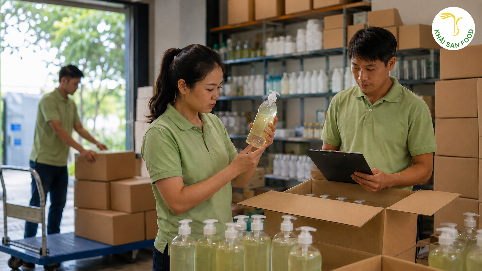 Nước rửa chén sinh học và quy trình kiểm soát rủi ro nhập hàng