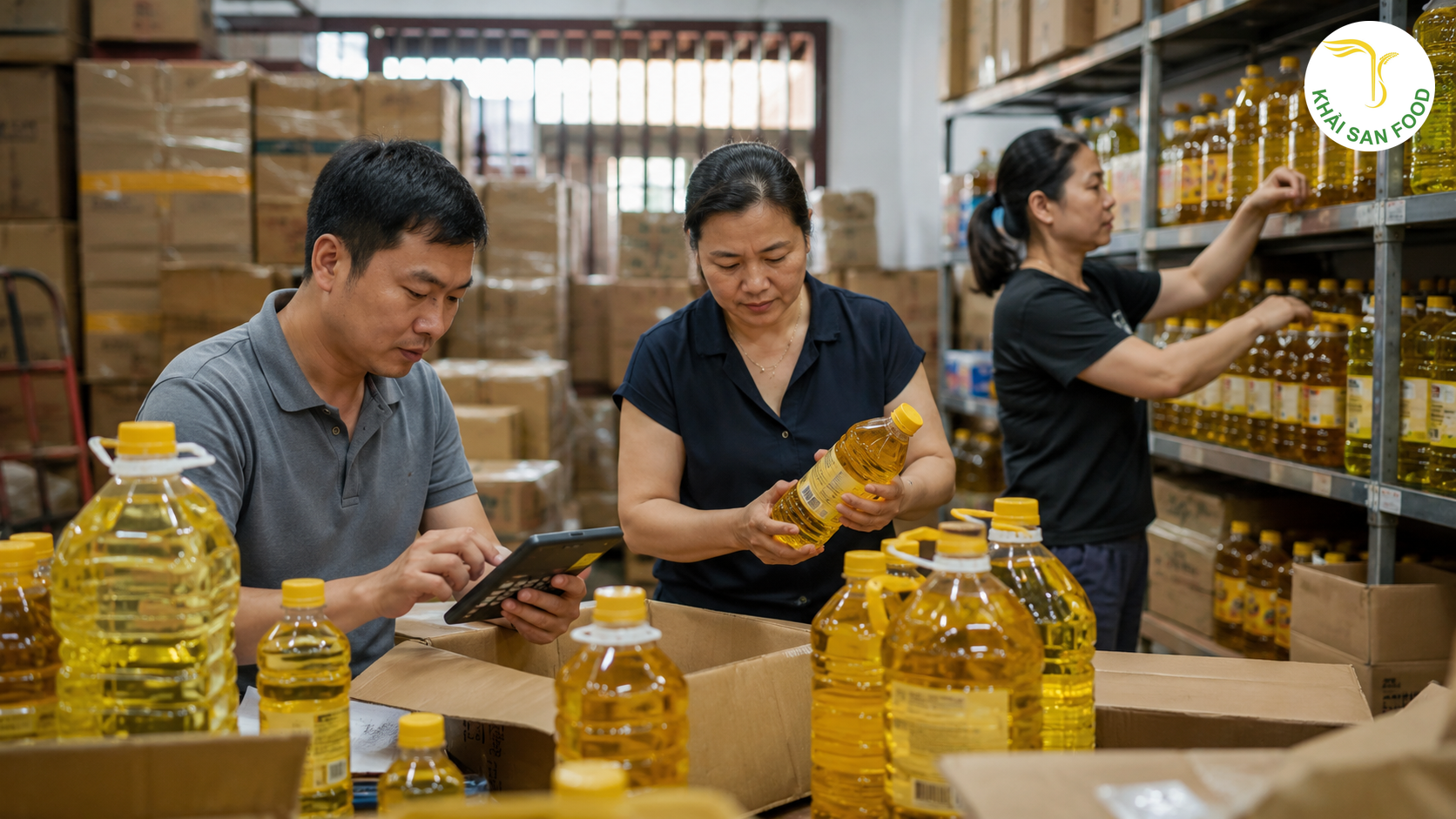 Xây danh mục dầu đậu nành theo vốn và vòng quay hàng