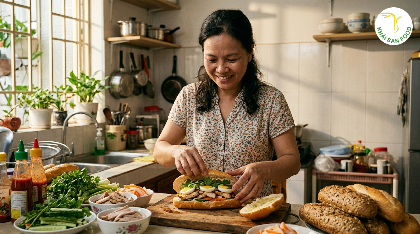 Bánh Mì Sandwich Bao Nhiêu Calo - Ăn Bánh Mì Có Mập Không? Cách Ăn Bánh Mì Sandwich Không Lo Tăng Cân - Khải San Food