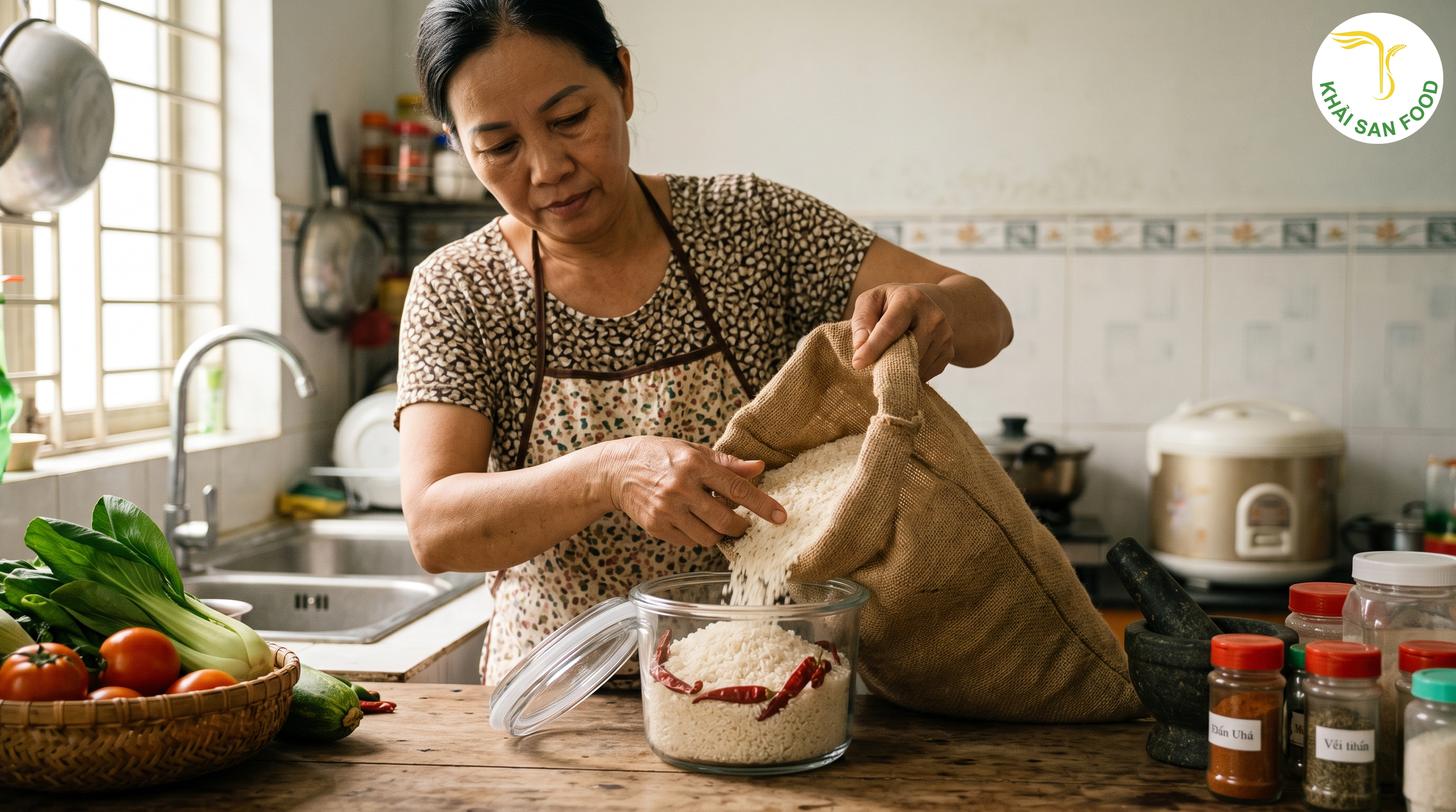 Cách Bảo Quản Gạo Không Bị Mọt - Cách bảo quản gạo không bị mọt hiệu quả tại nhà - Khải San Food