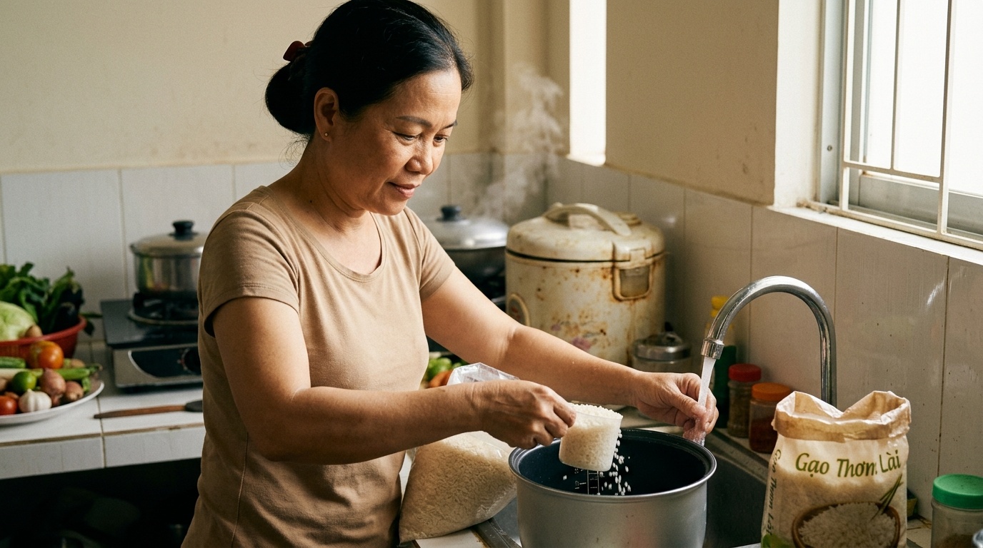 Cách Bảo Quản Gạo Không Bị Mọt - Cách nấu cơm ngon dẻo hạt: Từ chọn gạo đến canh nước và giữ cơm - Khải San Food