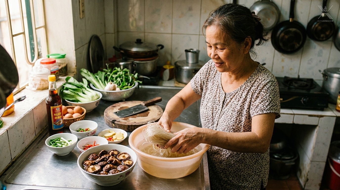 Miến Dong Làm Từ Gì - Cách sơ chế miến dong, mộc nhĩ và nấm hương khô đúng cách trước khi nấu - Khải San Food