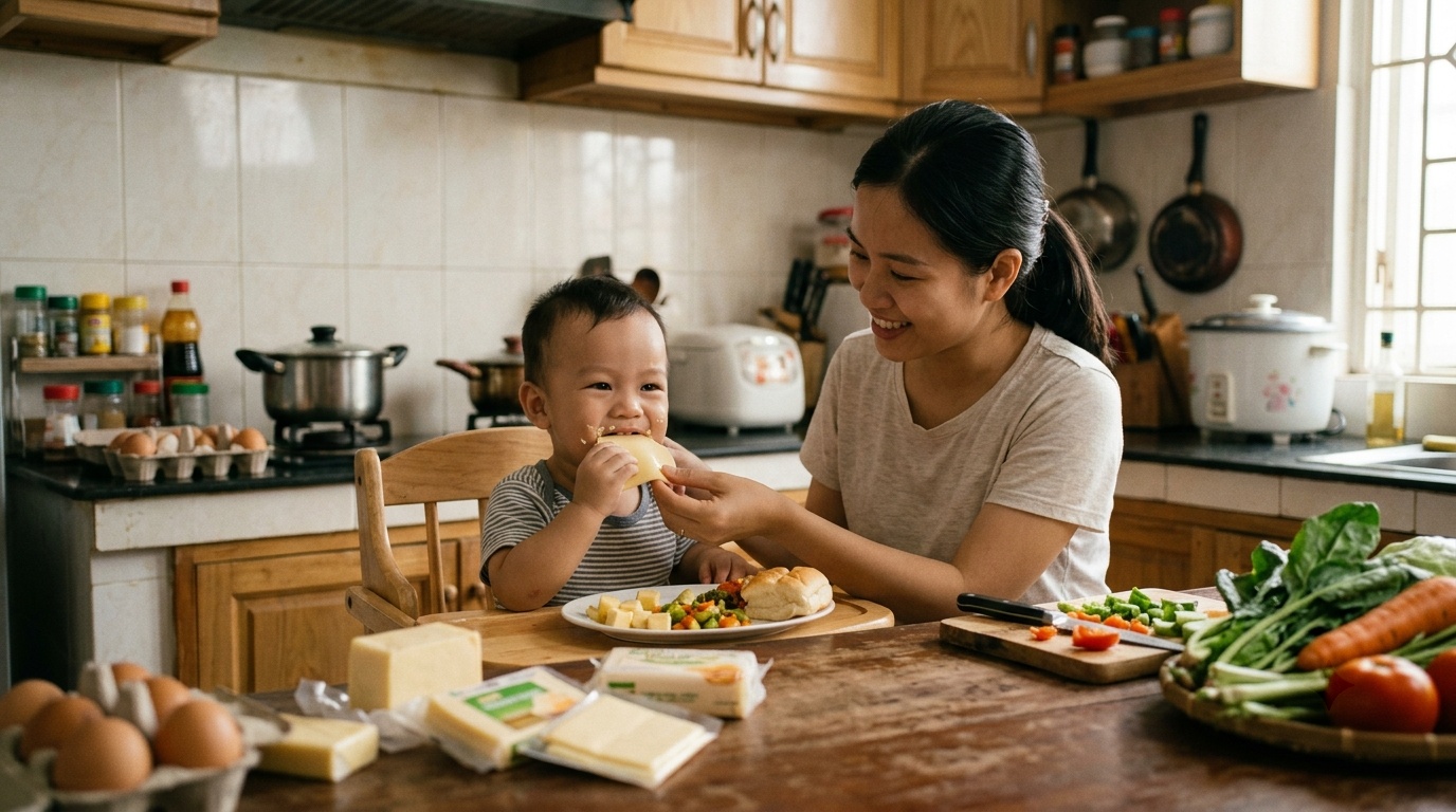 Phô Mai Con Bò Cười Bao Nhiêu Calo - Tác Dụng Của Phô Mai Đối Với Sức Khỏe Và Sự Phát Triển Của Bé - Khải San Food