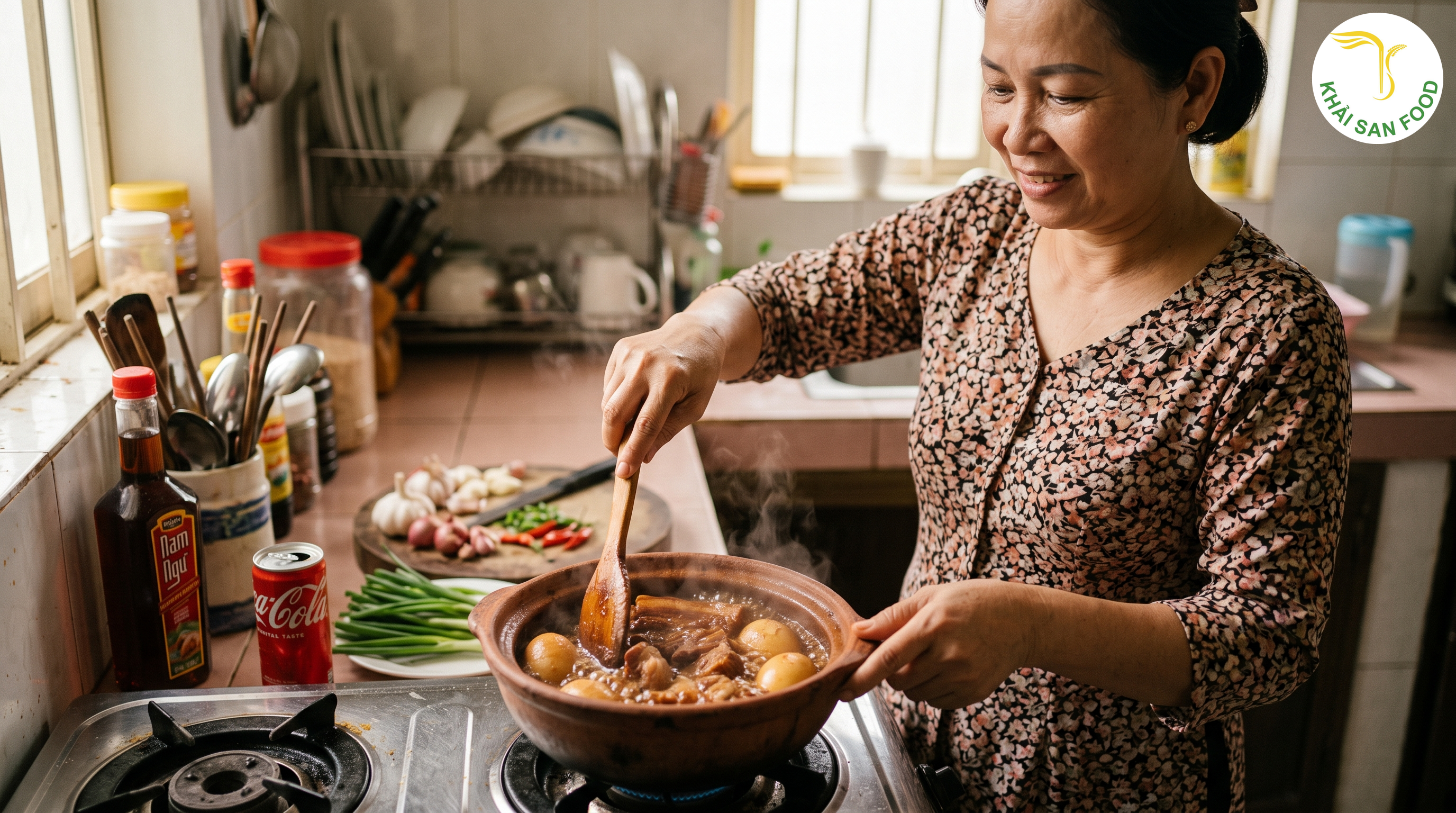 Thịt Kho Coca - Cách Làm Thịt Kho Coca Đậm Đà Chuẩn Vị Tại Nhà - Khải San Food