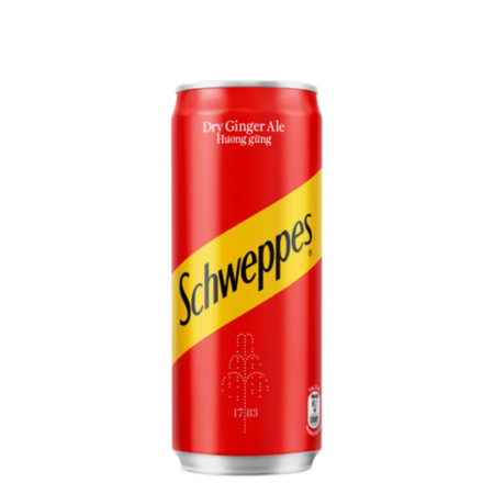 Nước Schweppes Ginger Ale Lon 320ml