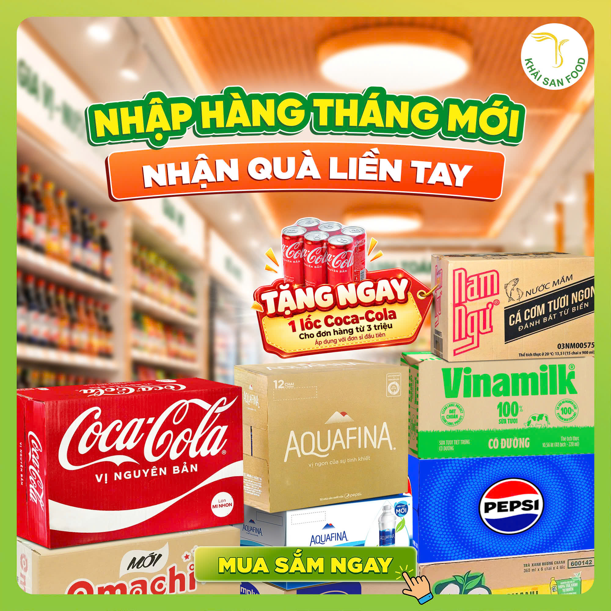 Nhập hàng tháng mới - Nhận quà liền tay