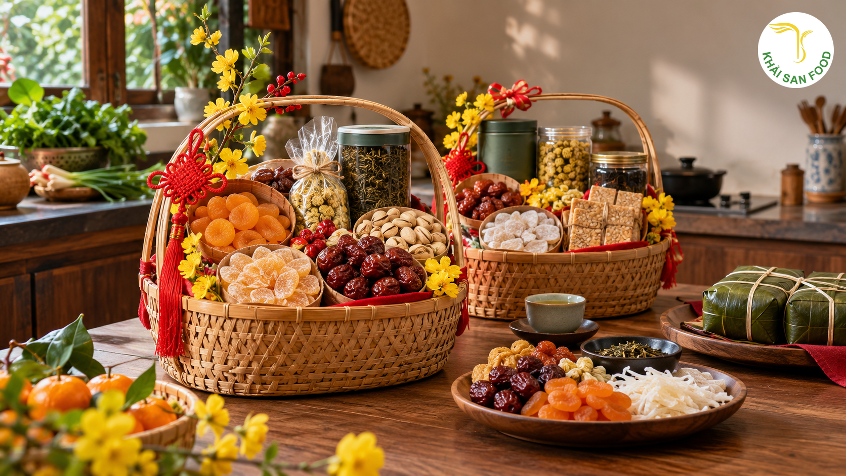 Quà Tết Cho Nhân Viên - Gợi Ý Quà Tết Nhân Viên Theo 3 Mức Ngân Sách Phổ Biến - Khải San Food