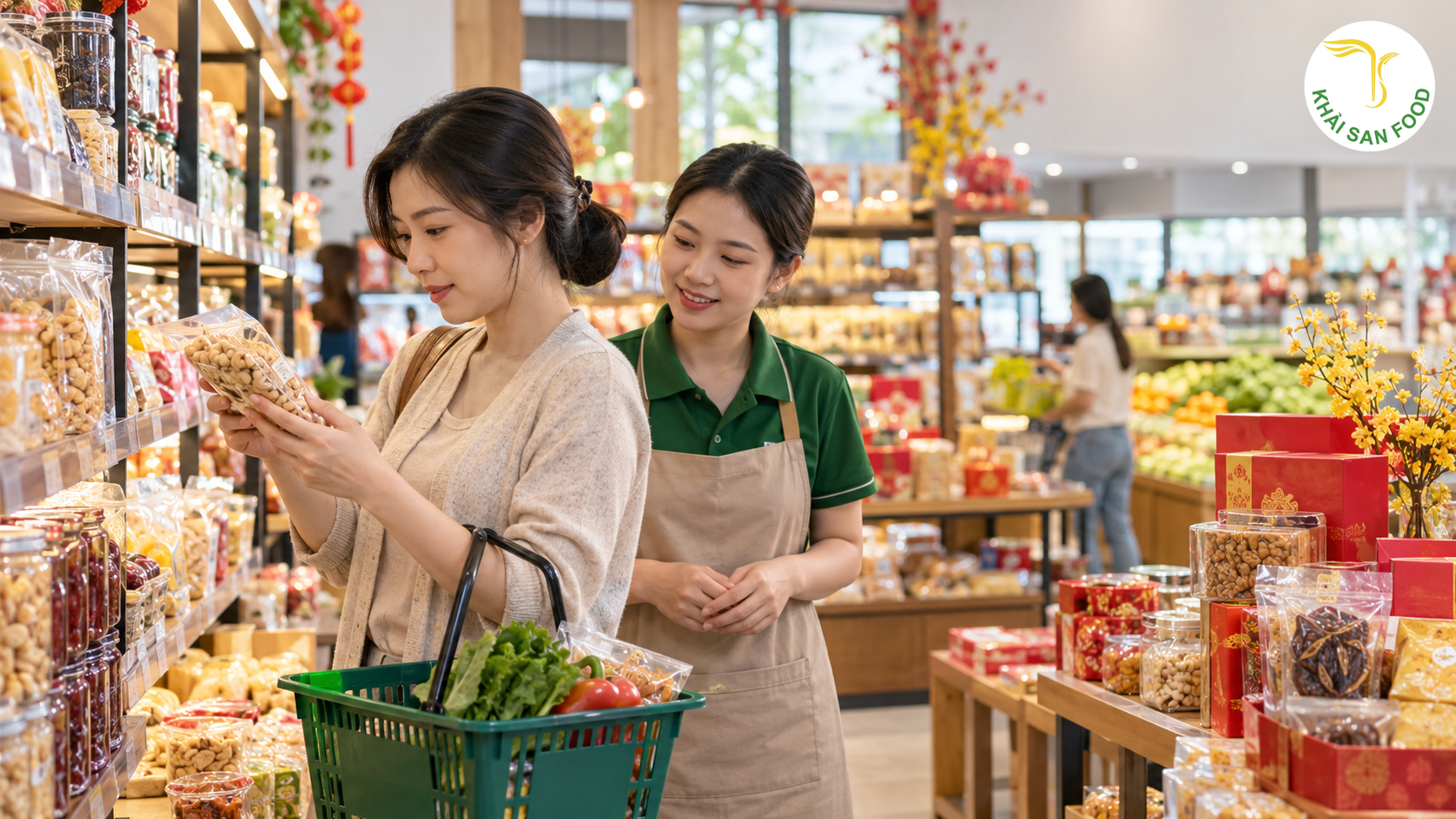 Cách Gói Quà Tết - Kinh Nghiệm Chọn Mua Thực Phẩm Sạch Tiện Lợi Tại Khải San Food - Khải San Food
