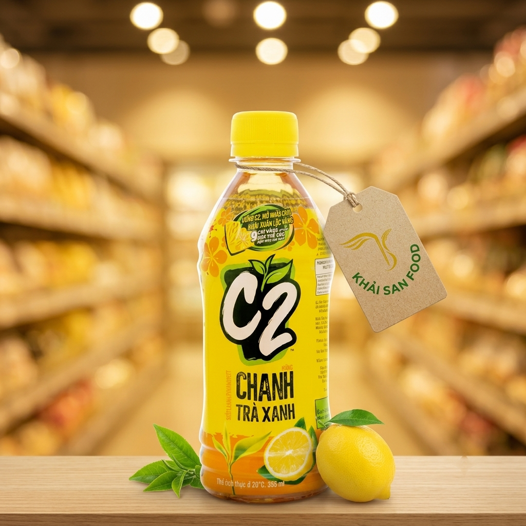 Trà C2 Hương Chanh 355ml Trà C2 Hương Chanh 355ml