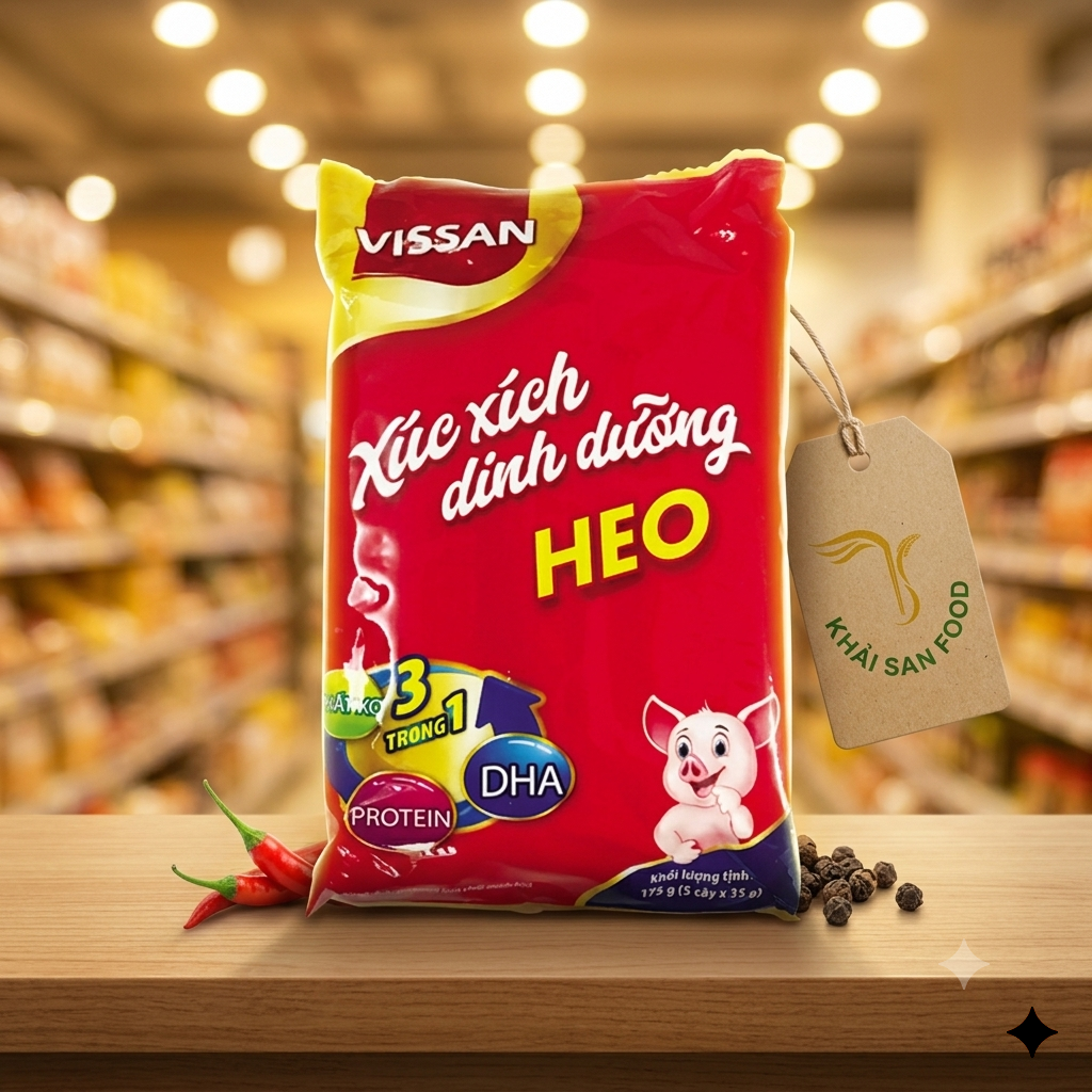 Xúc Xích Dinh Dưỡng Heo DHA 35g