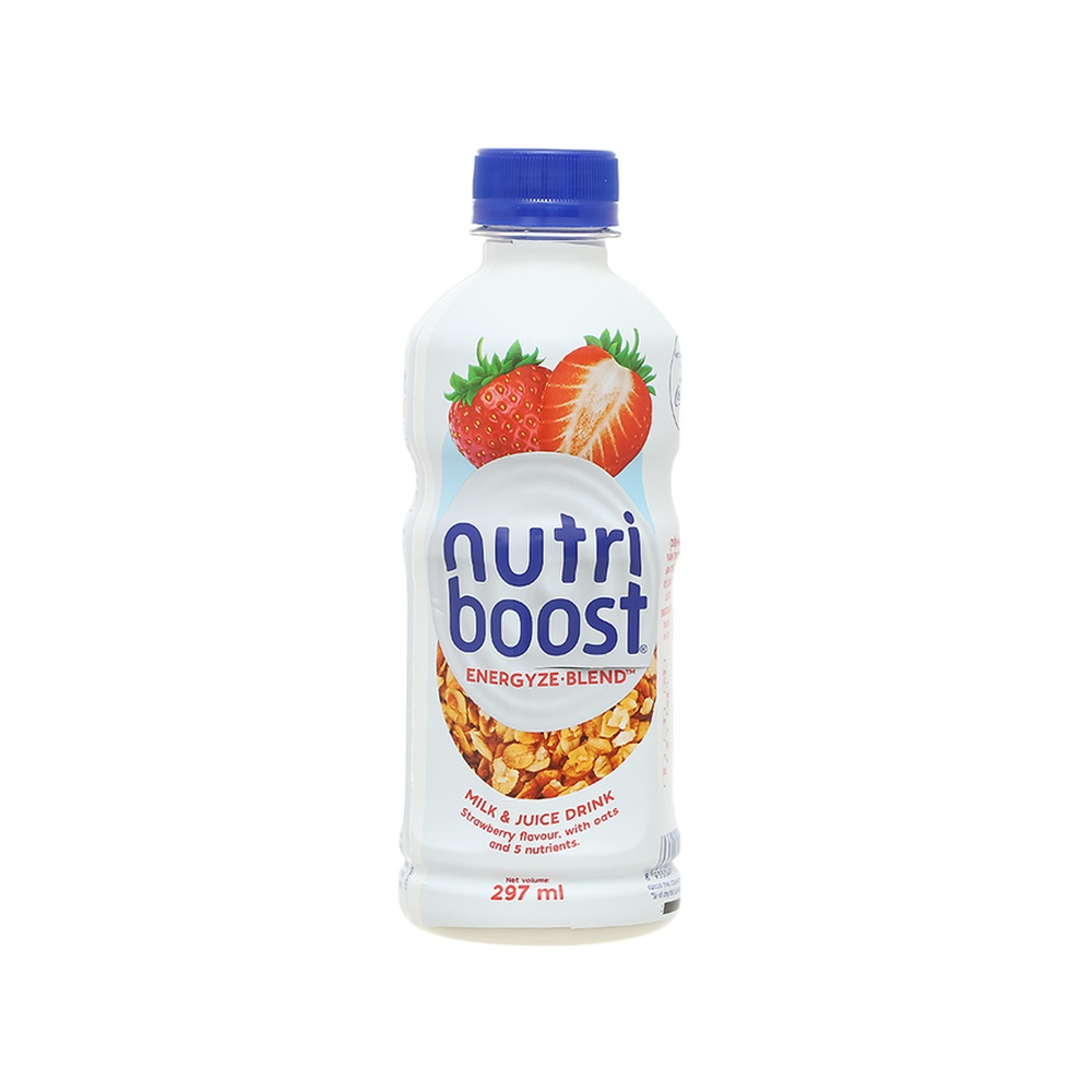 Sữa Trái Cây Nutriboost Hương Dâu-Yến Mạch 297ml