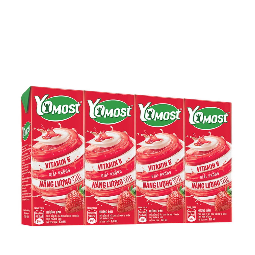 Sữa Chua Uống Yomost Dâu 170ml