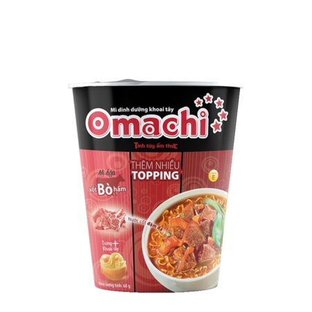 Mì DD Omachi Xốt Bò Hầm 68gr - Ly